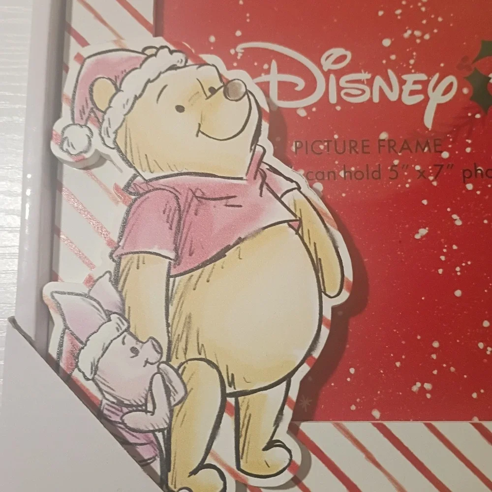 Winnie The Pooh & Piglet Christmas Frame - Disney - Picture Frame - Christmas